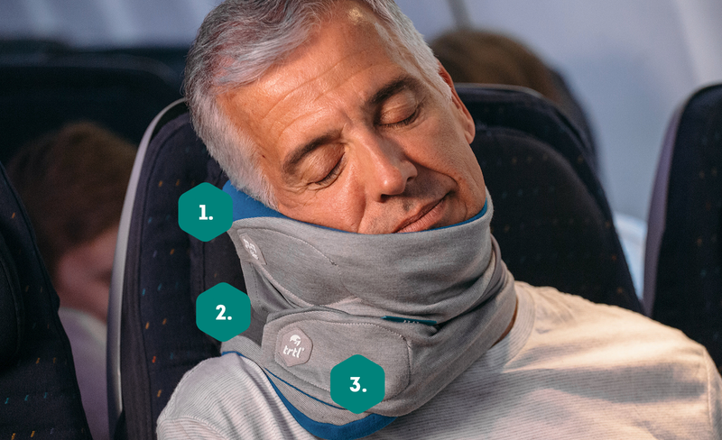 turtle neck support travel pillow